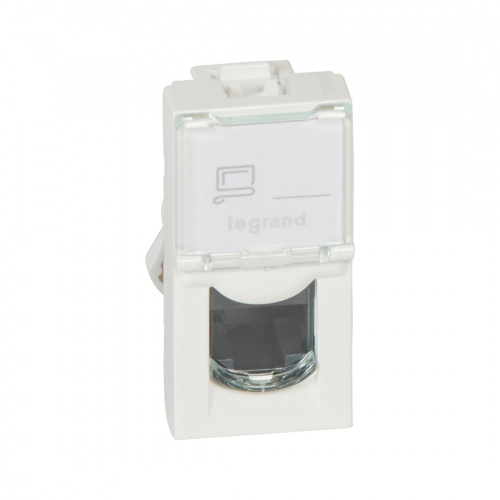 Розетка 1xRJ45 Cat.5 Legrand Mosaic Розетка 1xRJ45 Cat.5 Legrand Mosaic