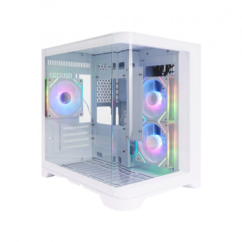 Компьютерный корпус 1STPLAYER UV5 WHITE без Б/П