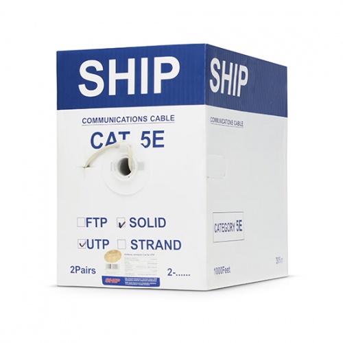 Кабель сетевой SHIP D135-2 Cat.5е UTP 30В PVC фото 4