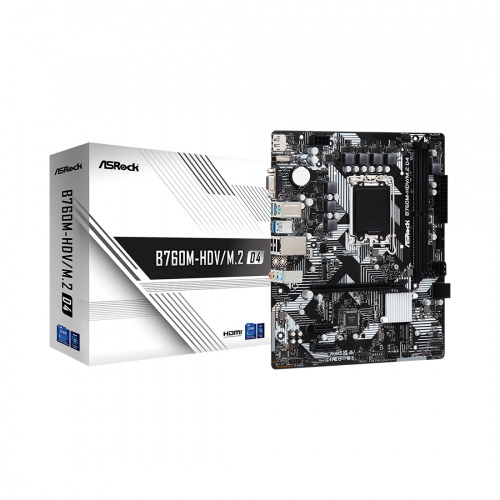 Материнская плата ASRock B760M-HDV/M.2 D4 Материнская плата ASRock B760M-HDV/M.2 D4