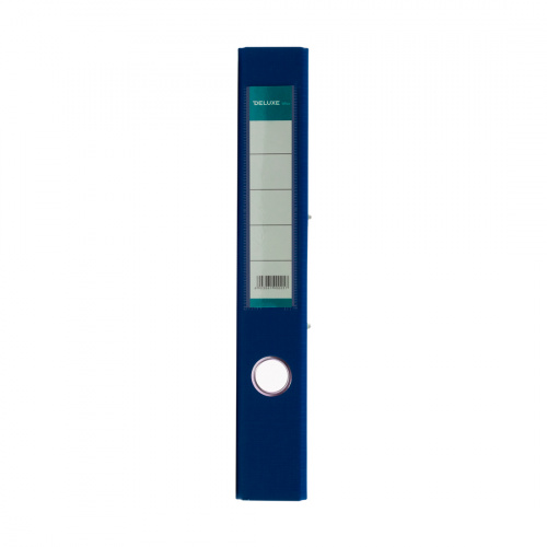 Папка-регистратор Deluxe с арочным механизмом, Office 2-BE21 (2" BLUE), А4, 50 мм, синий фото 4