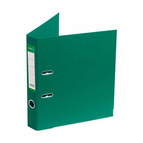Папка-регистратор Deluxe с арочным механизмом, Office 2-GN36 (2" GREEN), А4, 50 мм, зеленый фото 2
