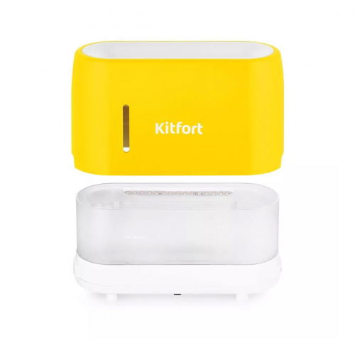 Увлажнитель-ароматизатор воздуха Kitfort КТ-2887-1 бело-желтый фото 3