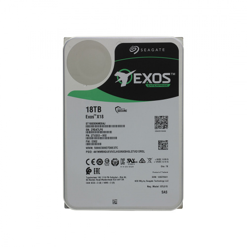 Жесткий диск Seagate Exos X18 ST18000NM004J 18TB SAS фото 2