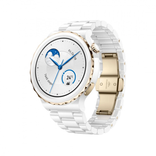 Смарт часы Huawei Watch GT 3 Pro FRG-B19 42mm White Ceramic Strap фото 2