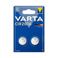 Батарейка VARTA Lithium CR2016 3V 2 шт. в блистере