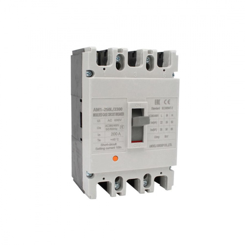 Автоматический выключатель iPower ВА57-250 3P 200A фото 2