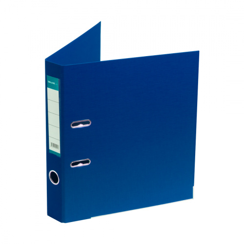 Папка-регистратор Deluxe с арочным механизмом, Office 2-BE21 (2" BLUE), А4, 50 мм, синий фото 2