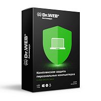 Антивирус Dr.Web Security Space 12М 4 ПК новая лицензия