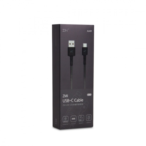 Интерфейсный кабель Xiaomi ZMI AL401 100cm Type-C Черный фото 4