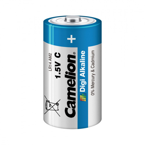 Батарейка CAMELION Digi Alkaline LR14-BP2DG 2 шт. в блистере фото 2