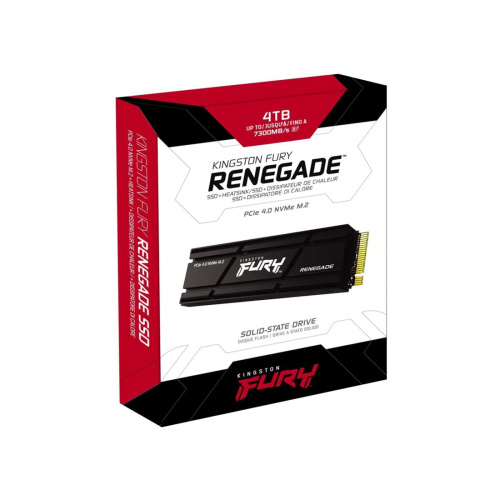 Твердотельный накопитель SSD Kingston FURY Renegade SFYRDK/4000G M.2 NVMe PCIe 4.0 HeatSink фото 4