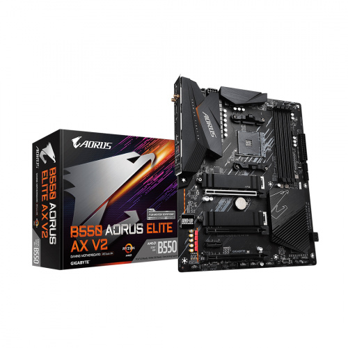Материнская плата Gigabyte B550 AORUS ELITE AX V2 Материнская плата Gigabyte B550 AORUS ELITE AX V2