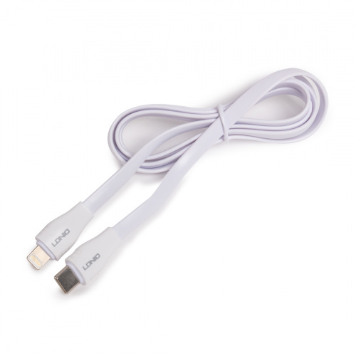 Интерфейсный кабель LDNIO Type-C to Lightning LC131-I 1м 30W Белый фото 3