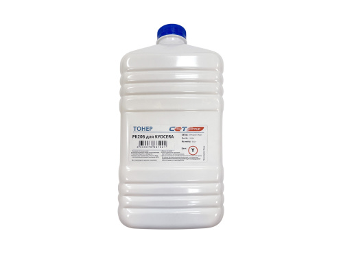 Тонер PK206 для KYOCERA ECOSYS M6030cdn/6035cidn/6530cdn/P6035cdn (Japan) Yellow, 500г/бут, (унив.), OSP0206Y-500