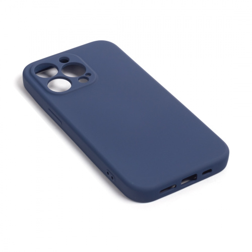 Чехол для телефона XG XG-HS74 для Iphone 13 Pro Силиконовый Тёмно-синий фото 3
