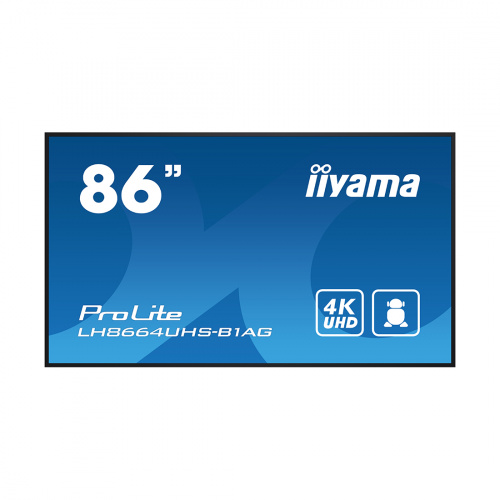 Монитор iiyama PROLITE LH8664UHS-B1AG 86" фото 2