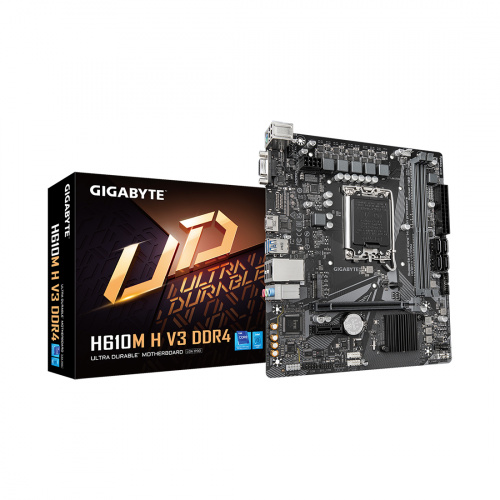 Материнская плата Gigabyte H610M H V3 DDR4 Материнская плата Gigabyte H610M H V3 DDR4