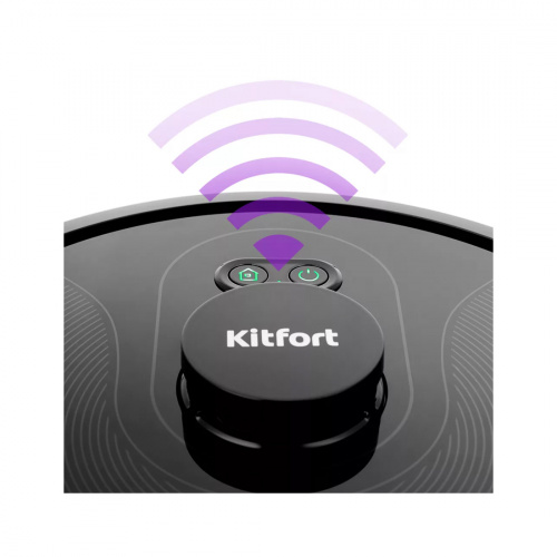 Робот-пылесос Kitfort KT-577 чёрный фото 3