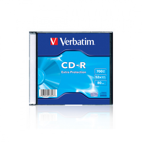 Диск CD-R Verbatim (43347) 700MB 1штук Незаписанный фото 3