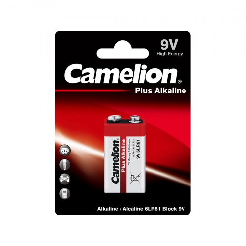 Батарейка CAMELION Plus Alkaline 6LR61-BP1 фото 2