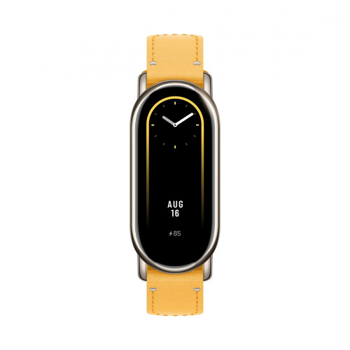 Сменный плетёный браслет для Xiaomi Smart Band 8 Yellow фото 3