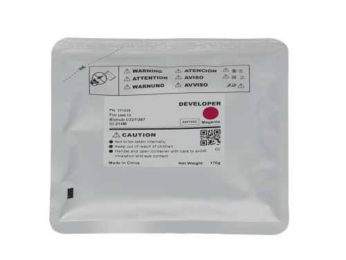 Девелопер IU-214M для KONICA MINOLTA Bizhub C227/C287 (CET) Magenta, 170г, 90000 стр., CET171039