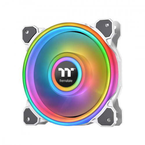 Кулер для компьютерного корпуса Thermaltake Riing Quad 12 RGB White Кулер для компьютерного корпуса Thermaltake Riing Quad 12 RGB White