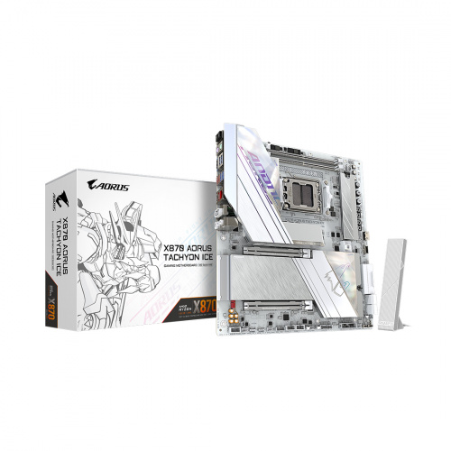 Материнская плата Gigabyte X870 AORUS TACHYON ICE Материнская плата Gigabyte X870 AORUS TACHYON ICE