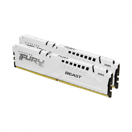Комплект модулей памяти Kingston FURY Beast White EXPO KF552C36BWEK2-32 DDR5 32GB (Kit 2x16GB) 5200M фото 2