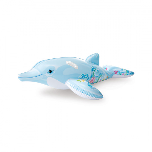 Надувная игрушка Intex 58535NP в форме дельфина для плавания фото 2