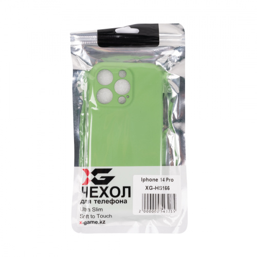 Чехол для телефона XG XG-HS166 для Iphone 14 Pro Силиконовый Светло-зеленый фото 4