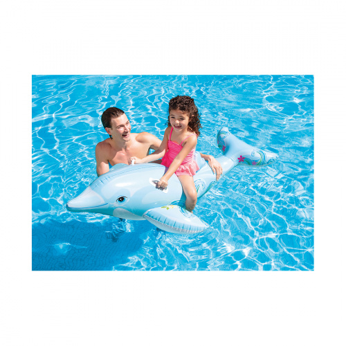 Надувная игрушка Intex 58535NP в форме дельфина для плавания фото 3
