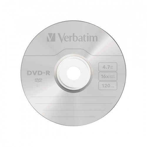 Диск DVD-R Verbatim (43523) 4.7GB 10штук Незаписанный фото 2
