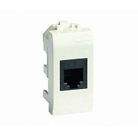 Телефонная розетка RJ12 DKC серия Brava 76120B