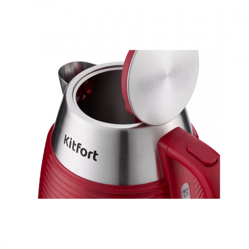 Чайник электрический Kitfort KT-695-2 красный фото 4