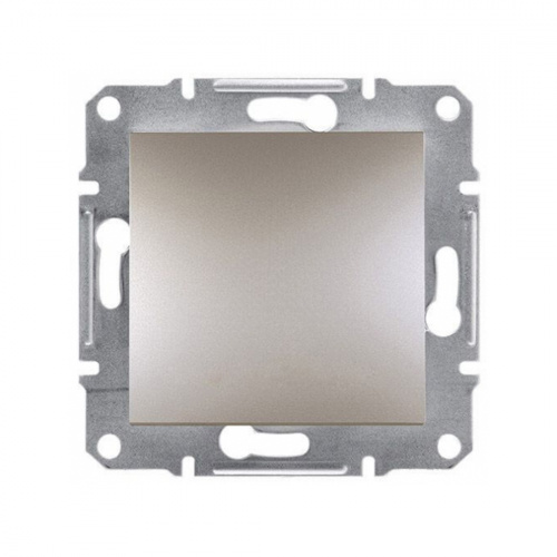 Выключатель одноклавишный SE EPH0100169 Asfora 10AX механизм быстрозажимной бронза фото 2