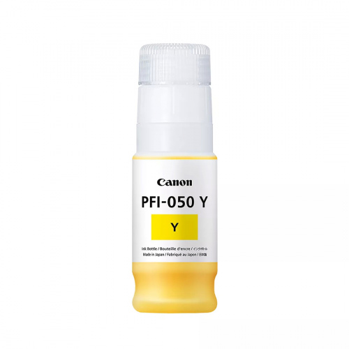 Чернила пигментные Canon Pigment Ink PFI-050 Yellow (для TC20/TC20M) фото 2