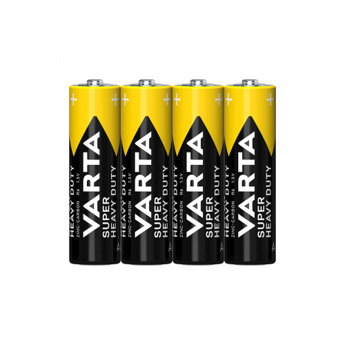 Батарейка VARTA Superlife (Super Heavy Duty) Mignon 1.5V - R6P/AA 4 шт в пленке фото 2