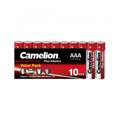 Батарейка CAMELION Plus Alkaline LR03-SP10-DA 10 шт. в плёнке фото 2