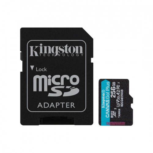 Карта памяти Kingston SDCG4/256GB Canvas Go Plus A2 U3 V30 256GB Карта памяти Kingston SDCG4/256GB Canvas Go Plus A2 U3 V30 256GB