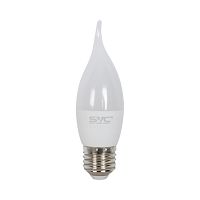 Лампа светодиодная SVC LED CB35-7W-E27-6500K Свеча на ветру Холодный