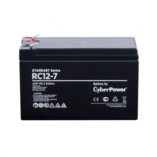 Аккумуляторная батарея CyberPower RC12-7 12В 7 Ач фото 3