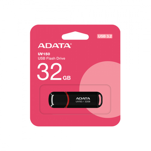 USB-накопитель ADATA AUV150-32G-RBK 32GB Черный фото 3