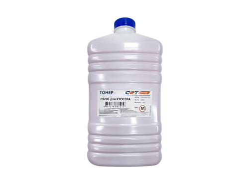 Тонер PK206 для KYOCERA ECOSYS M6030cdn/6035cidn/6530cdn/P6035cdn (Japan) Magenta, 500г/бут, (унив.), OSP0206M-500