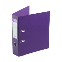 Папка-регистратор Deluxe с арочным механизмом, Office 3-PE1 (3" PURPLE), А4, 70 мм, фиолетовый