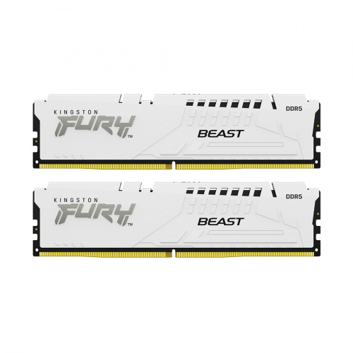 Комплект модулей памяти Kingston FURY Beast White EXPO KF552C36BWEK2-32 DDR5 32GB (Kit 2x16GB) 5200M фото 3