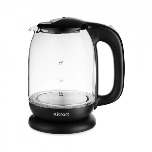 Чайник электрический Kitfort КТ-625-5 Серый фото 3