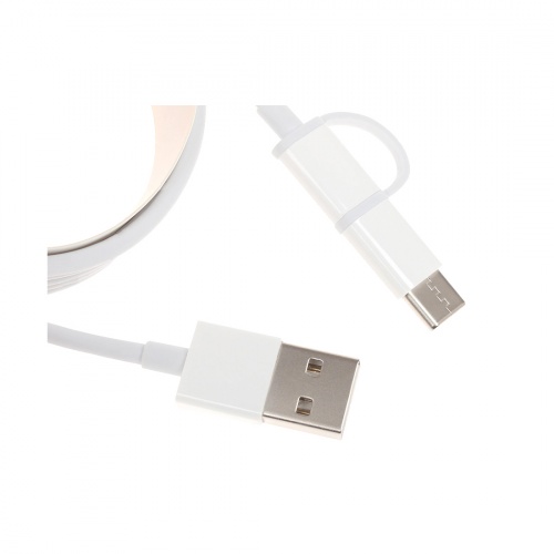 Интерфейсный кабель Xiaomi 30cm MICRO USB and Type-C Белый фото 4