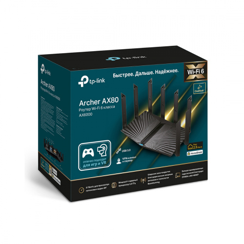 Маршрутизатор TP-Link Archer AX80 фото 4